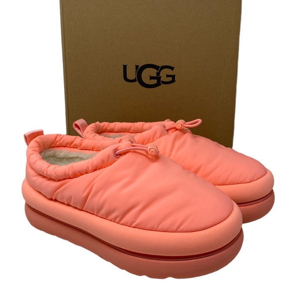 UGG Maxi Clog Pink Winter Boots Textile Wool Women's Size 1130830 SWTHR - Picture 2 of 11